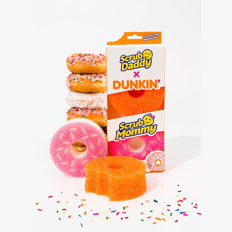 Scrub Daddy X Dunkin’ Donut Shaped Sponges
